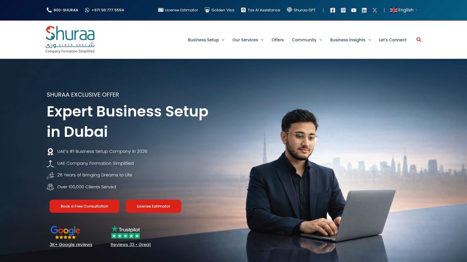 Shuraa Business Setup