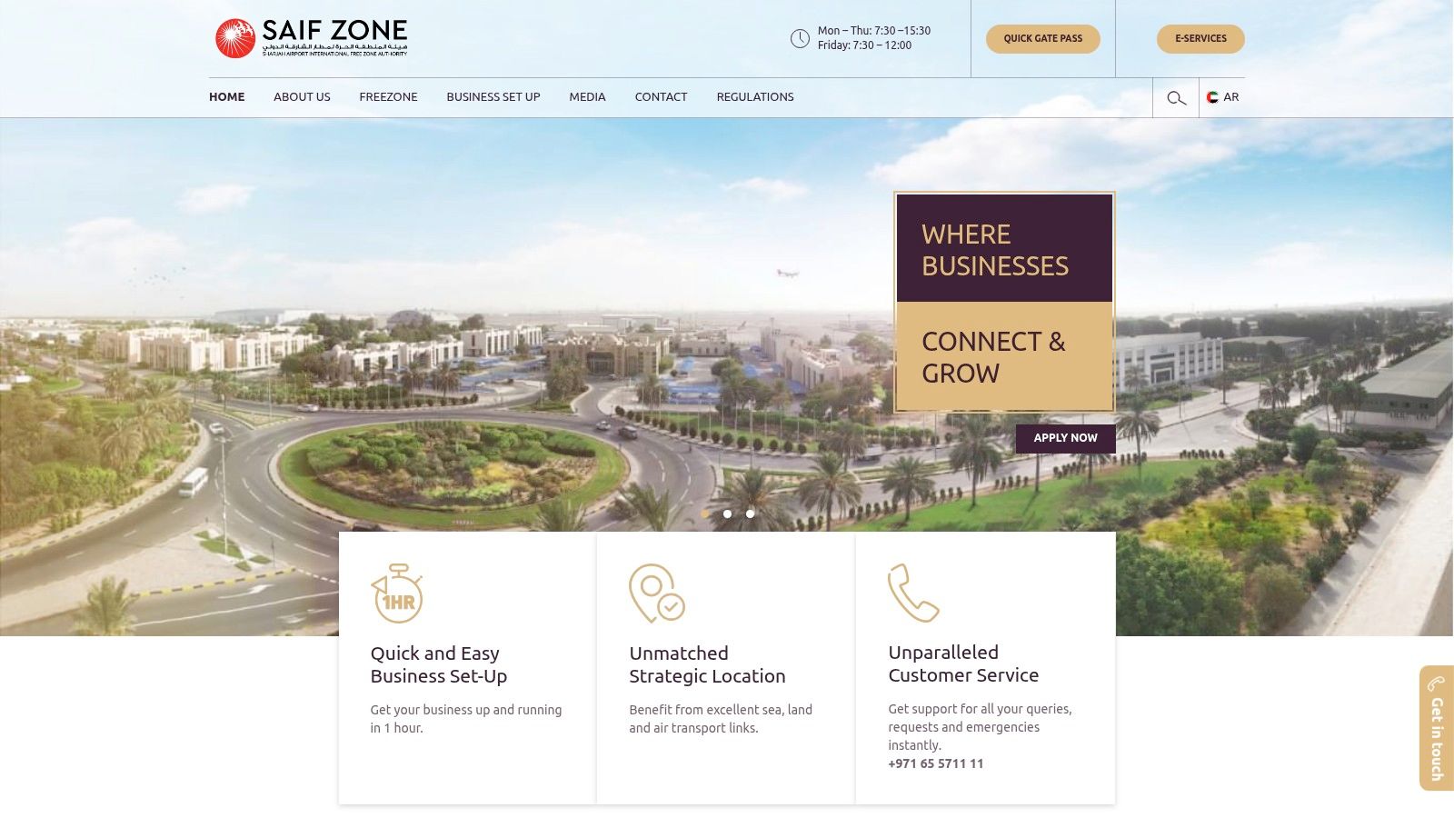 Sharjah Airport International Free Zone (SAIF Zone)