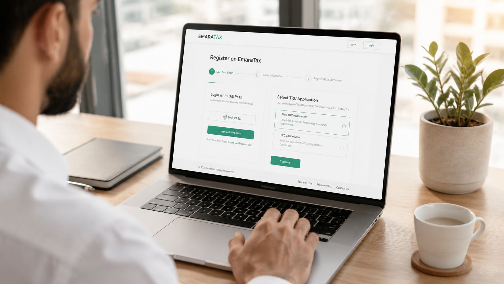 Screenshot from https://help.uaepass.ae/en/support/solutions/articles/9000193331